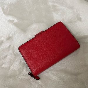 Red Coach Wallet